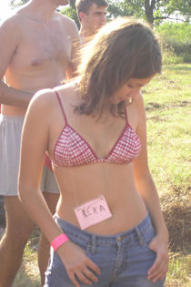 Hot college girlfriend.