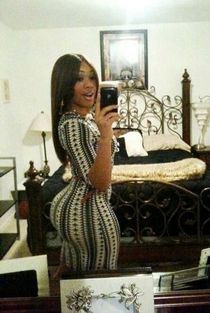 Bitchy slut with a round